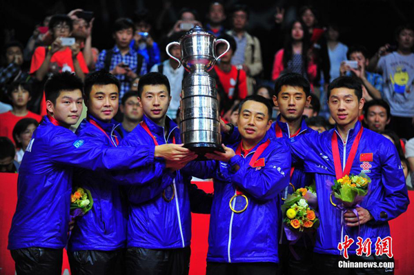 世乒赛男子团体七连冠
