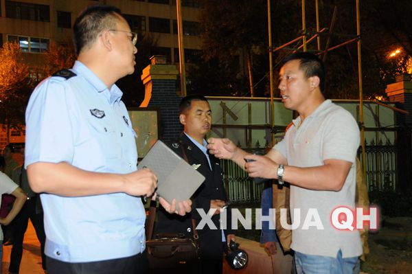 西宁市环保局护高考夜查工地仍有工地违法施工