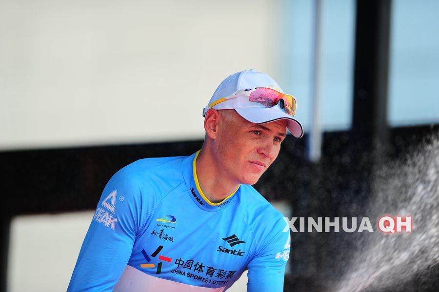 环湖赛第十三赛段:哈萨克斯坦阿斯塔纳队大卫