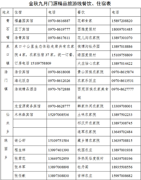 金秋九月门源精品旅游线路推荐,让我们一起去
