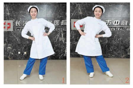 长沙久坐族来学腰椎保健操 真人示范分解动