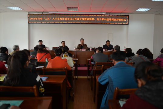 三区人才支持计划工作者专项键盘中级培训班