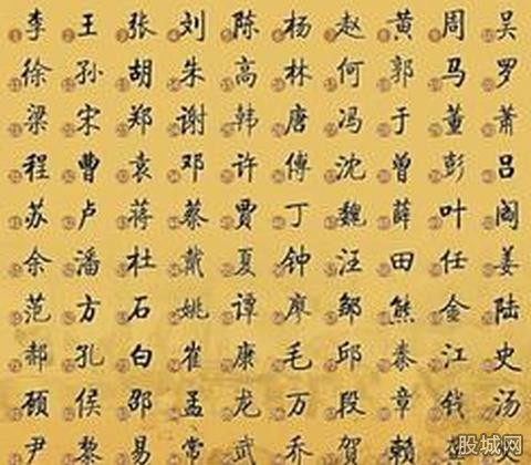 最新百家姓人口_海南省最新百家姓排名