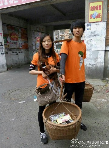 90后大学生情侣放弃保研和留学:开鸡场养土鸡