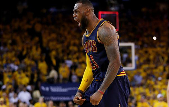 NBA总决赛直播:詹姆斯砍下39分成球队最大功
