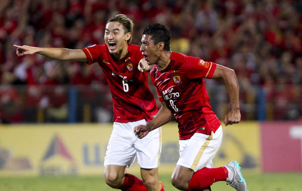 亚冠-保利尼奥世界波郜林破门 恒大客场3-1柏太