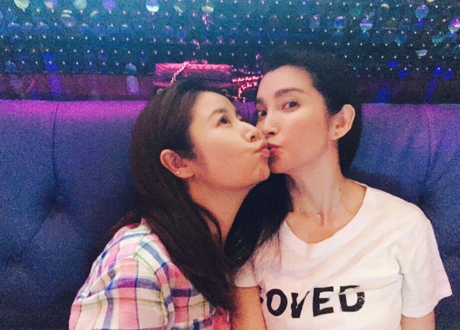 冰冰任泉林心如开心聚会 李冰冰林心如大玩么么哒