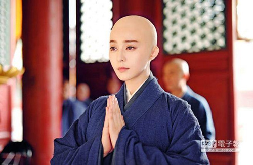 盘点明星光头照:范冰冰变美尼姑 梁朝伟脱发险