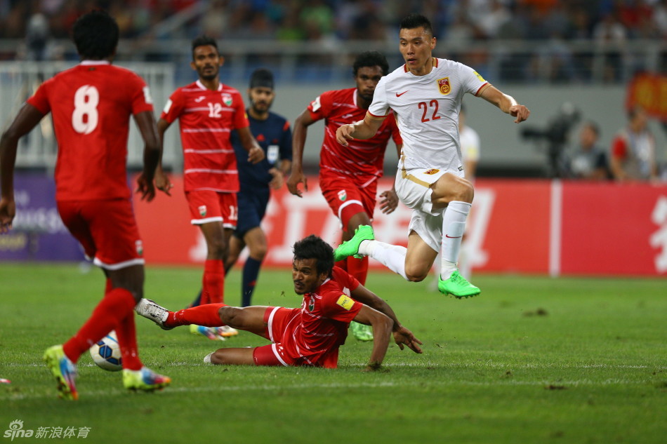 世预赛:国足3-0马尔代夫