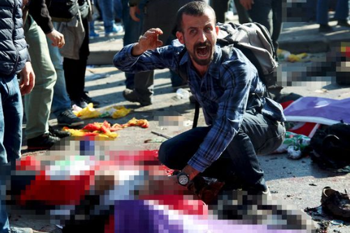  土耳其首都爆炸案  死亡人数上升到95人,伤者2