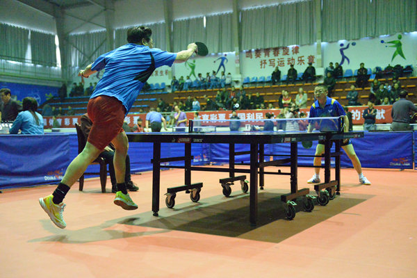 青海省第二届乒乓球锦标赛海东开赛