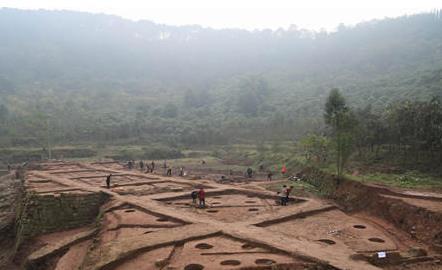 重庆发现衙署遗址 三级庭院沿山分布可以观看