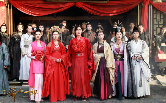 组图:《新萧十一郎》曝朱一龙甘婷婷婚礼喜照