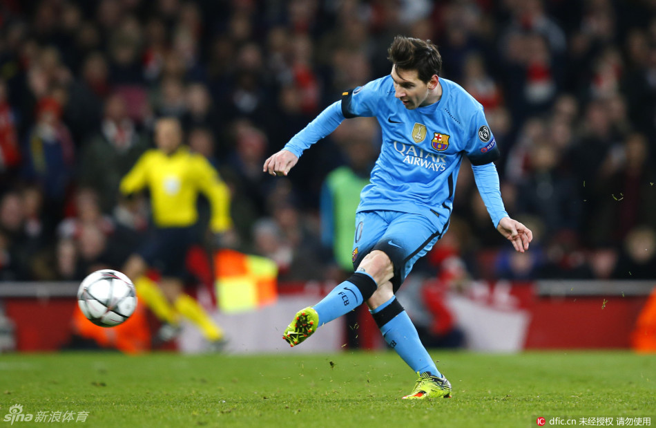 欧冠1\/8决赛阿森纳主场0-2不敌巴塞罗那