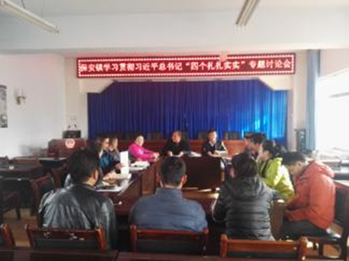保安镇开展习近平总书记四个扎扎实实专题研