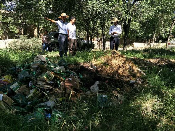 河东乡深入各村督查环境卫生整治工作