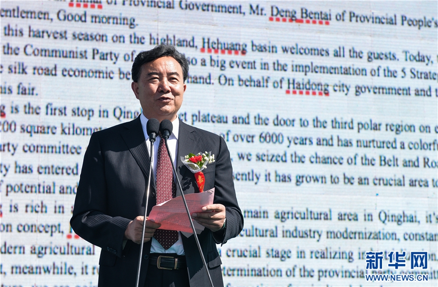 青海高原暨河湟流域第二届农产品展交会开幕