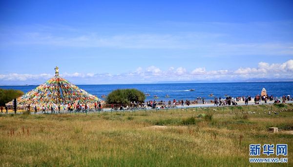 青海湖面积持续扩大 达到17年来最大值