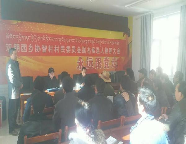 县委宣讲组深入双朋西乡开展村两委换届选举