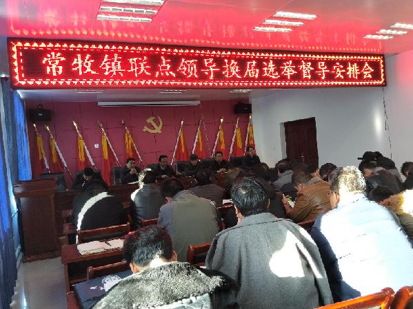 联点县级领导莅临常牧镇检查督导换届选举工作