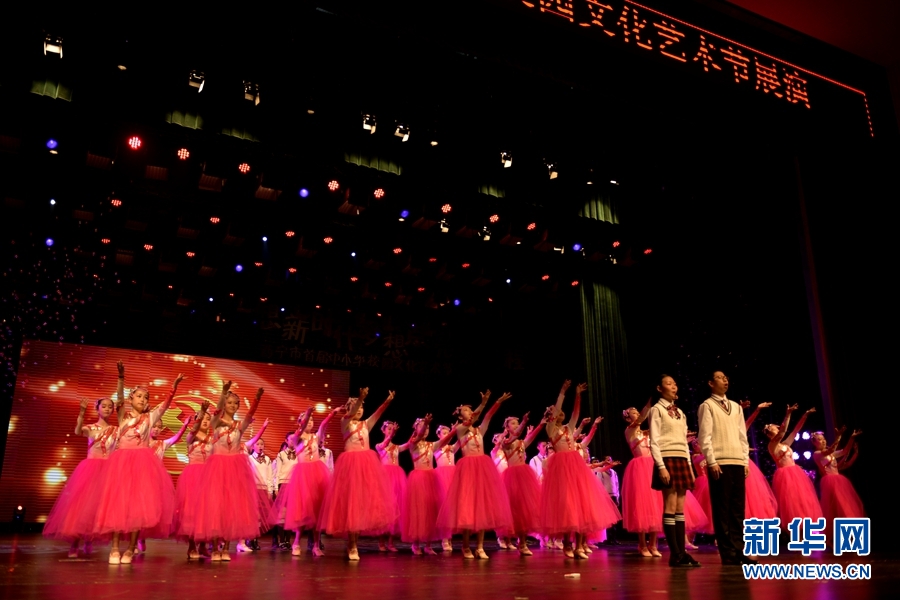 西宁市中小学校园文化艺术节 展学生艺术风采