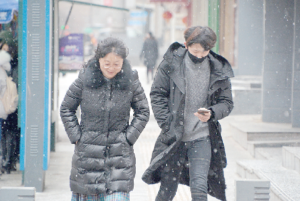 昨日西宁日最高温降至-10.5℃ 为近五年来同期