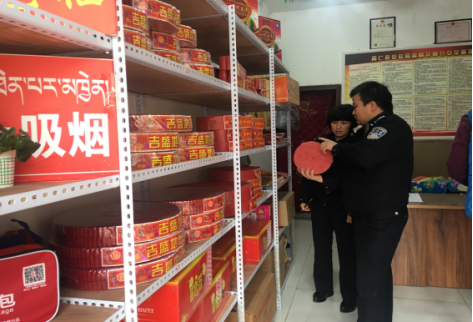 同仁县公安局开展辖区安全检查工作