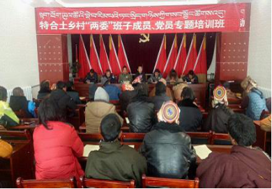 达日县三到位、四必学、五步走做实村两委