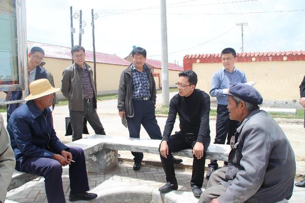 省委督导组督察沙柳河镇两讲三促百日活动开