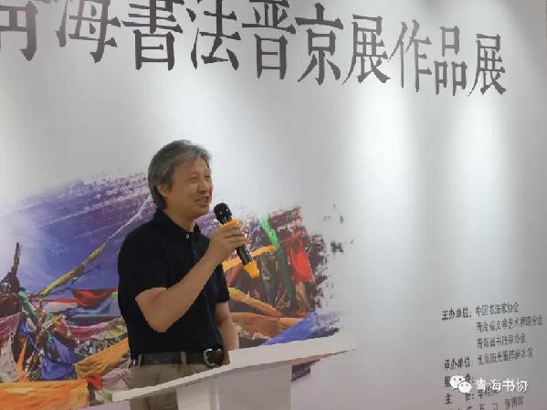 诗意青海书法晋京展在北京阳光重阵美术馆开幕
