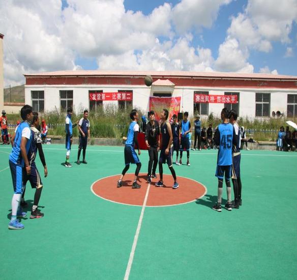 吉尔孟乡举办 第三届民族团结杯篮球赛