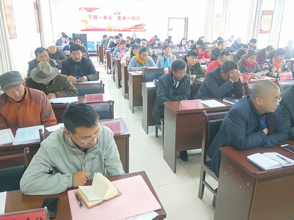 河东乡召开医疗养老保险工作推进会