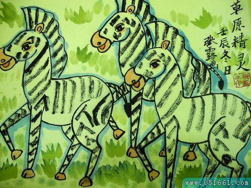 2014马年画马 盘点儿童画中的那些马