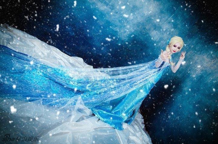 各国粉丝神COS《冰雪奇缘》 YY<em>姐妹</em>百合情(组