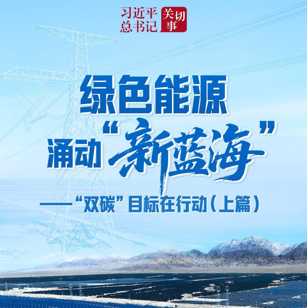 习近平总书记关切事｜绿色能源涌动“新蓝海”——“双碳”目标在行动（上篇）