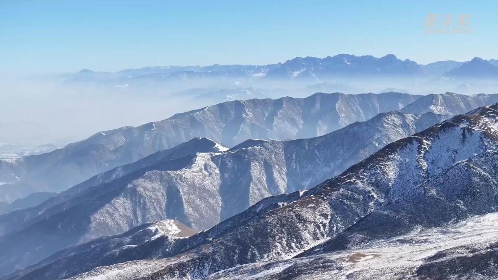 青海循化：冬日雪景如画