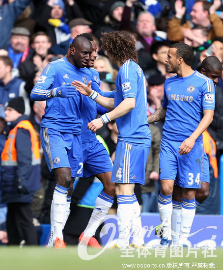 组图:英足总杯1\/4决赛重赛 切尔西1-0淘汰曼联