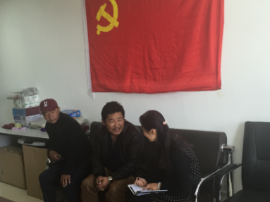 统计局走访慰问结对帮扶贫困户