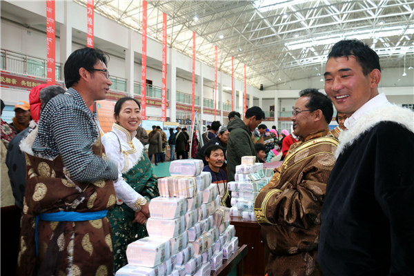 天峻县玉舟专业合作联合社分红啦