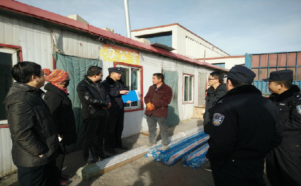 天峻县开展寄递物流安全联合大检查