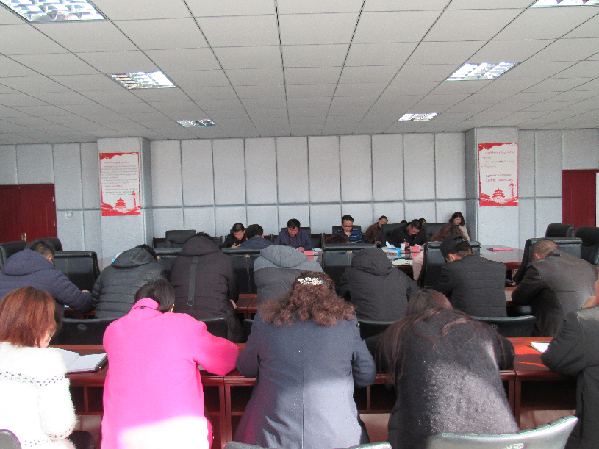 天峻县人社局召开2018年工作部署会