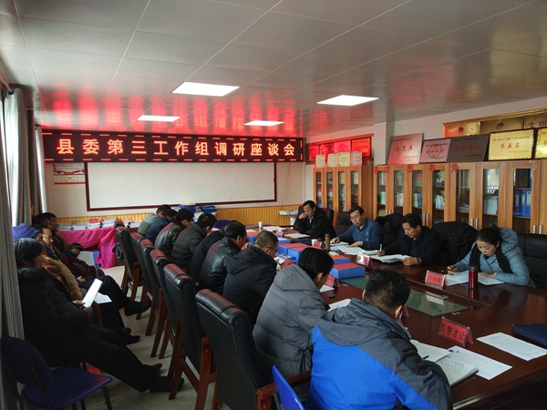 政法委书记殷学成率第三调研组深入部分乡镇、