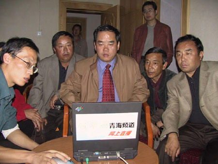 中共尖扎县县委书记马明生来视察新华网青海频